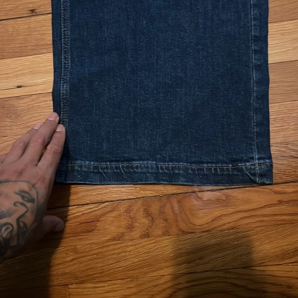 GAP high stride 32 / 14L blue denim pant - Picture 3 of 5